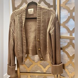 Abercrombie & Fitch Chunky Cardigan Sweater